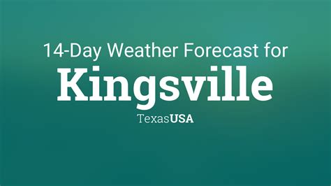 Kingsville, TX Weekend Weather Forecast - The Weather Channel