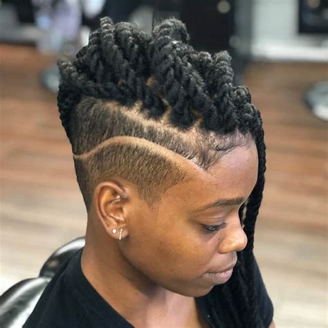 Kinky twist with shaved sides. Jan 27, 2021 - Explore Justovia Smith's board "sisterlocks with shaved sides" on Pinterest. See more ideas about natural hair styles, hair inspiration, short hair styles. 