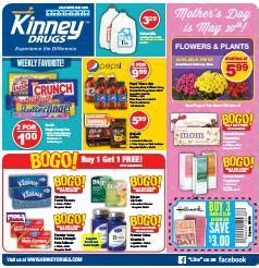 Current Kinney Drugs weekly ad circular, sales flyer, promotions and coupons. Save with the Kinney circular featuring amazing savings on grocery & beauty products, toys, pet supplies, cleaning supplies, and more. Neutrogena Sun Care; Scunci Hair Accessories; and much more. Kinney Drugs stores activate their weekly ad on every Sunday. . 