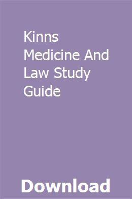 Kinns medicine and law study guide. - Honda 90hp 4 stroke outboard manual.