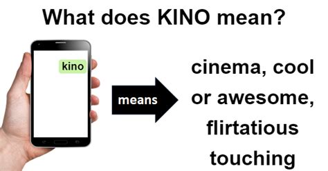 Kino meaning slang