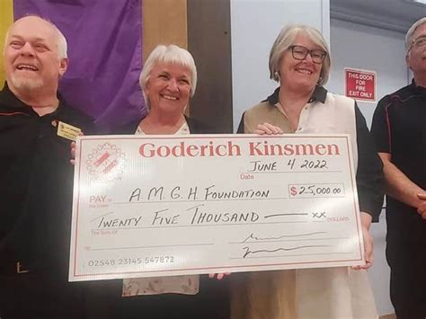 Kinsmen Club of Goderich celebrates 75th anniversary