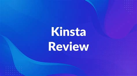 Kinsta review. Things To Know About Kinsta review. 