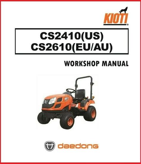 Kioti daedong cs2410 cs2610 tractor service repair manual download. - In bonds of the earth book of the watchers.