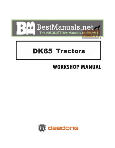 Kioti daedong dk65 tractor service repair workshop manual. - Informatica data quality server installation guide.