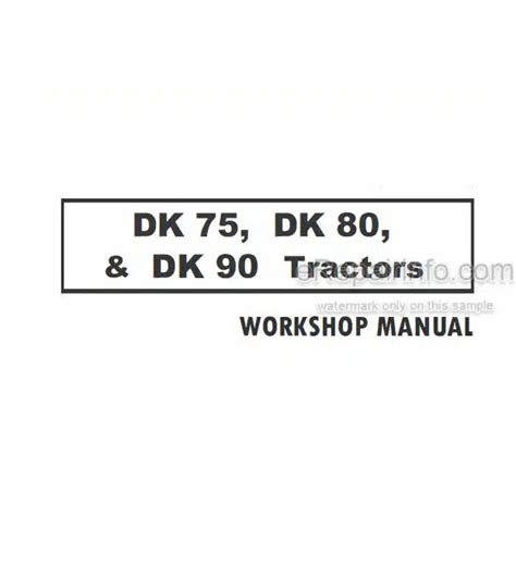 Kioti daedong dk75 dk80 dk90 tractor service workshop manual improved. - Sharp ar fn6 laser printer options finisher repair manual.