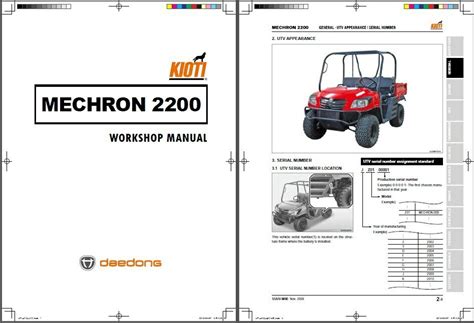 Kioti hersteller werkstatt  reparaturhandbuch für mechron 2200. - Suzuki apv service manual de taller de reparación.