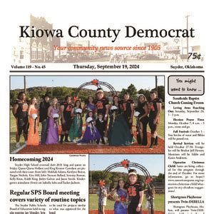 Kiowa county democrat. .  ...
