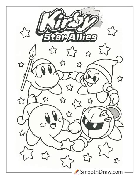 Kirby Coloring Pages To Prin