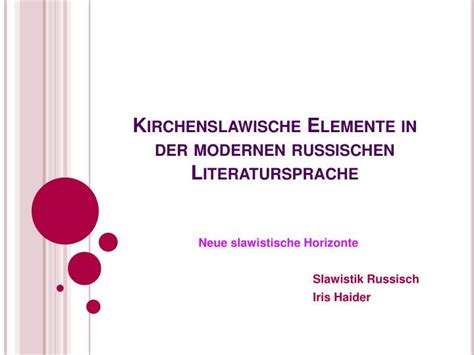 Kirchenslavischen elemente in der modernen russischen literatursprache. - Grundlagen von photonics saleh solution manual.
