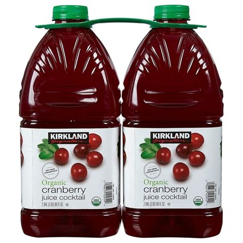 Kirkland Signature Organic Cranberry Juice Cocktail, 96 fl …