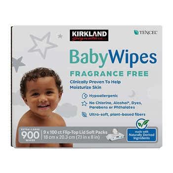 Kirkland Signature Scented Baby Wipes, 900-count Costco