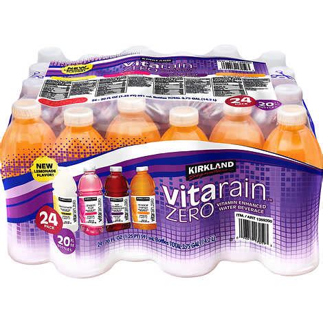 Kirkland Signature Vita Rain Zero, Variety Pack, 20 oz, …