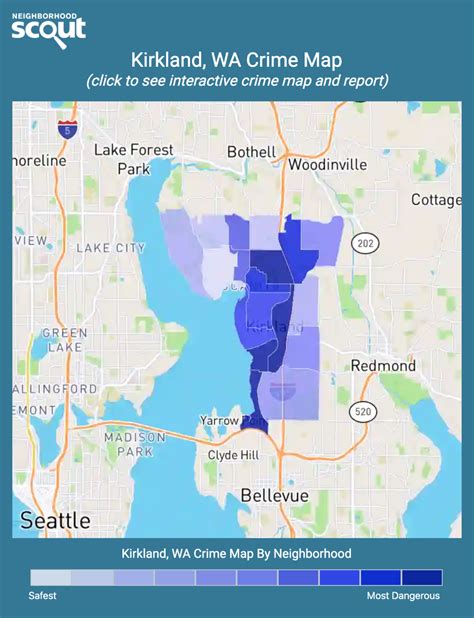 Kirkland crime. Kirkland Crime. 37.4 / 100. Property Crime. Crime is ranked on a scale of 1 (low) to 100 (high). US average: 35.4. 7.6 / 100 Violent Crime Unlock with Premium. How safe is your family in Kirkland? Minimum annual income. To live comfortably in Kirkland, Washington. $202,320. for a family. $91,600. 