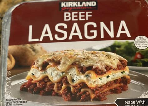 Kirkland lasagna. Kirkland lasagna is a fan favorite of many Costco members and has received raving reviews since it was first introduced. Composed of layers of delicious pasta, ricotta cheese, and quality sausage and beef, this lasagna is a great choice for a quick family meal. 