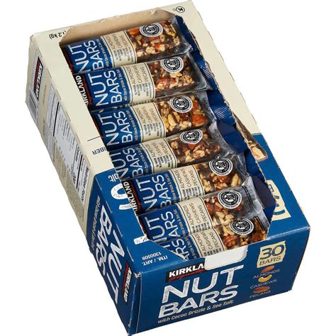 Kirkland nut bars. Super Fresh: Kirkland Signature Nut Bars are manufactured using high quality ingredients that ensure they always taste as fresh as can be. Their nutty, chewy … 