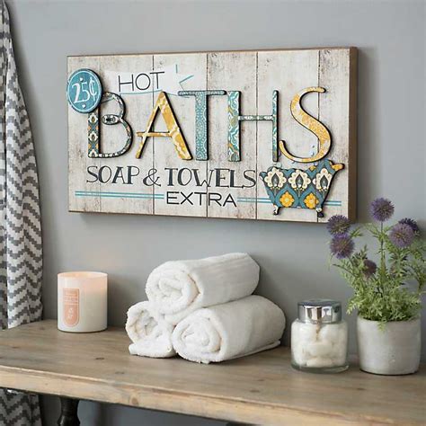 Get Naked Bathroom Plaques, Set of 2 from Kirkland's. 
