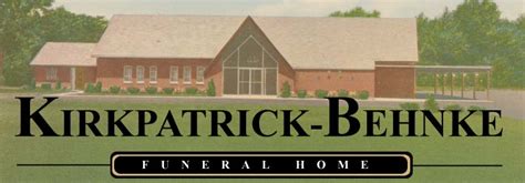 Kirkpatrick behnke funeral home. Funeral services provided by: Kirkpatrick-Behnke Funeral Home - Findlay. 500 Lima Ave, Findlay, OH 45840. Call: (419) 422-2626. 