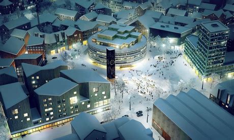 Kiruna: the town being moved 3km east so it doesn