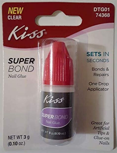 Kiss (1) Bottle Super Bond Nail Glue Clear - amazon.com