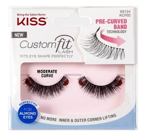 Kiss Custom Fit Moderate Curve Lashes - amazon.ae