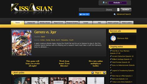 KissAsian is an online streaming platform known for its extensive collection of Asian dramas and movies. It includes content from South Korea, Japan, China, and other Asian countries. The platform has gained popularity for providing free access to a wide range of titles, many of which include subtitles in various languages, catering to a global ...