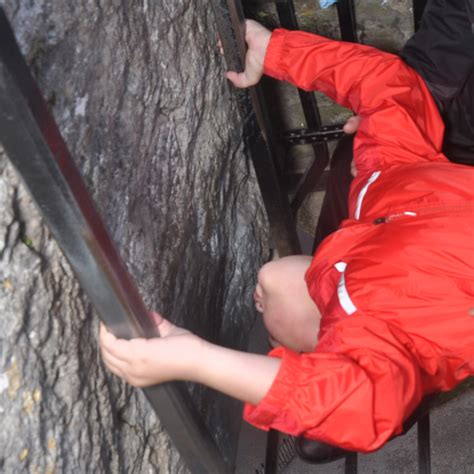 Kissing the Blarney Stone Kid Reporters