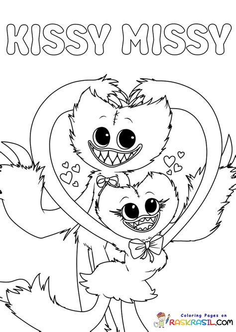 Kissy Missy Printable Coloring Pages