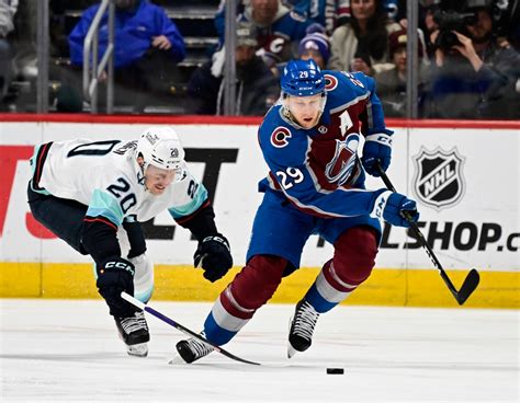 Kiszla: Avs star Nathan MacKinnon deserves better than being done dirty by bad officiating in must-win NHL playoff game