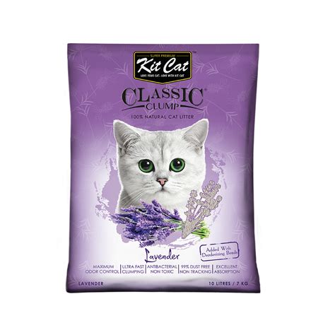 Kit Cat Bentonite Clump Litter Lavender - 7kg - Lucky Pet Supplies