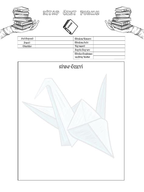 Kitap Özeti Form PDF Scribd.