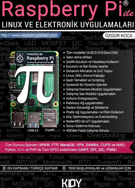 Kitap Raspberry Pi Ile Linux Ve Elektron.