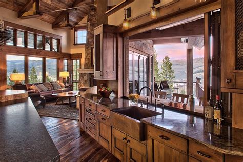 Kitchen Colorado Homes Mountain Interiors
