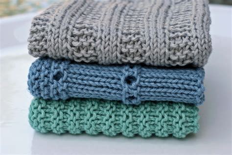 Kitchen Dishcloths 4 Knitting Patterns and Crochet Patterns from