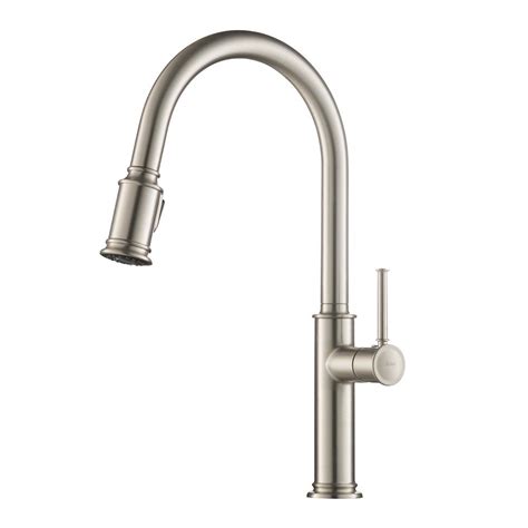 Kitchen Faucet with Sprayhead in Spot Free Stainless Steel …