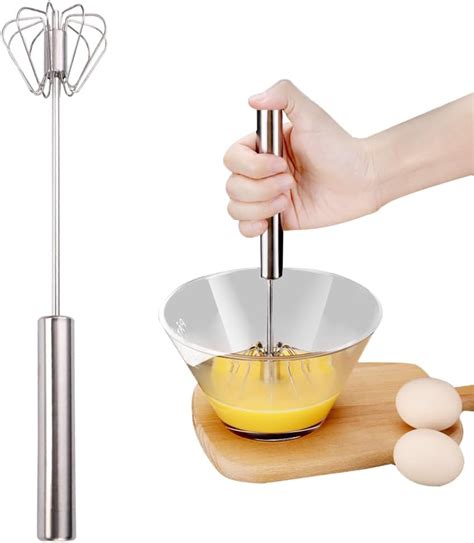 Kitchen Tool Semi-automatic Egg Beater Hand Push Rotary Whisk …