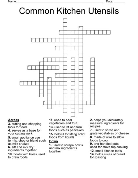 Kitchen gizmo brand crossword. Kitchen Brand Crossword Clue. We found 20 possible solutions for this clue. We think the likely answer to this clue is OXO. You can easily improve your search by specifying the number of letters in the answer. ... We found more than 5 answers for Kitchen Brand. Trending Clues "The Addams Family" nickname Crossword Clue; Curly-tailed Japanese ... 