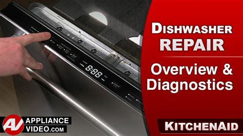 Kitchenaid dishwasher diagnostic mode. To invoke the Diagnostics Cycle, perform the following while in standby: Press any 3 keys in the sequence 1-2-3-1-2-3-1-2-3 with no more than 1 second between key presses. The Service Diagnostics Cycle will start when the door is closed. To rapid advance 1 interval at a time, press the Start/Resume key. 
