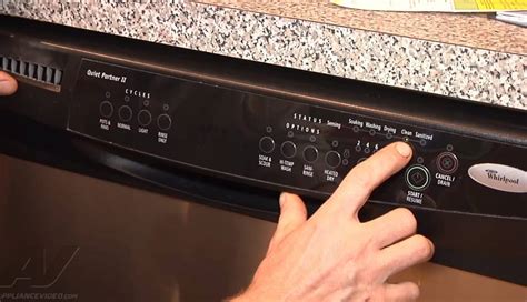 KitchenAid Dishwasher Lights Flashing or Blinking. If 