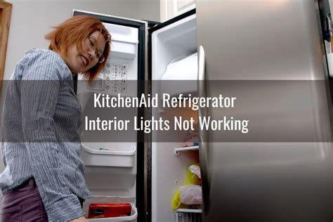 Kitchenaid refrigerator interior lights not working. Defective LED bulbs can cause flickering lights in your KitchenAid refrigerator. Over time, the bulbs may wear out or become damaged, resulting in erratic lighting. Try replacing the flickering LED bulbs with new ones. Make sure to use bulbs specifically designed for refrigerators and check if the flickering issue persists. 