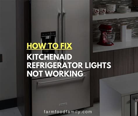 Kitchenaid refrigerator lights not working. Things To Know About Kitchenaid refrigerator lights not working. 