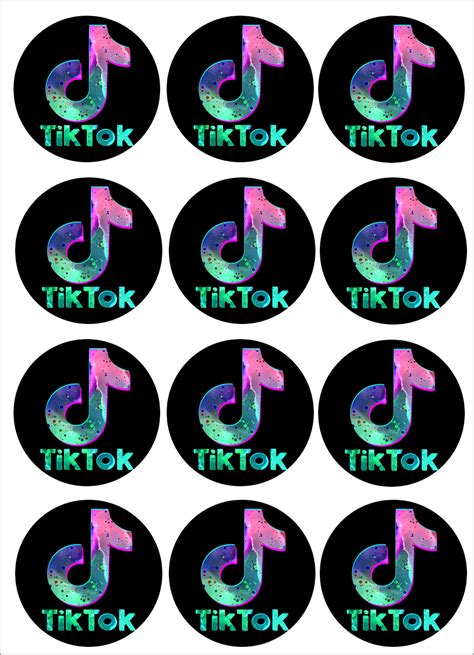 Kits imprimibles gratis Toppers Tik tok