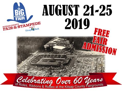 Kitsap county fair tickets. Jul 13, 2023 · Legendary country music artist Trace Adkins will perform at 5 p.m. Aug. 27 at the 100th anniversary of the Kitsap Fair and Stampede in Bremerton. Tickets range from $35 for general admission standing-room-only to $150 for a section near the front of the stage for the “Somewhere in America Tour” and are available at kitsapfair.strideevents. 
