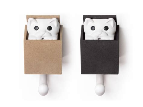 Kitt-A-Boo Peeping Cat Wall Hook Is the Cutest Hook Ever