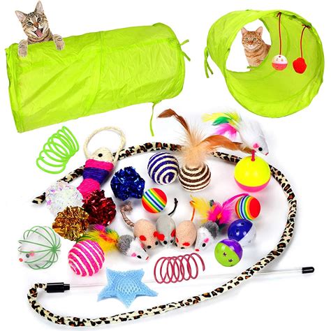 Kitten supplies. You can leave out safe toys for solo play such as balls, springs, small stuffed catnip toys, and rope toy mice. For interactive playtime, choose toys that can ... 
