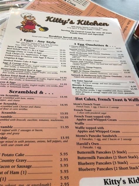 Kitty’s Kitchen Manteca Menu. See the full Kitty’s Kitchen menu with prices for Manteca, CA. Scroll down to see any breakfast, lunch, dinner and dessert menus available. Flip …. 