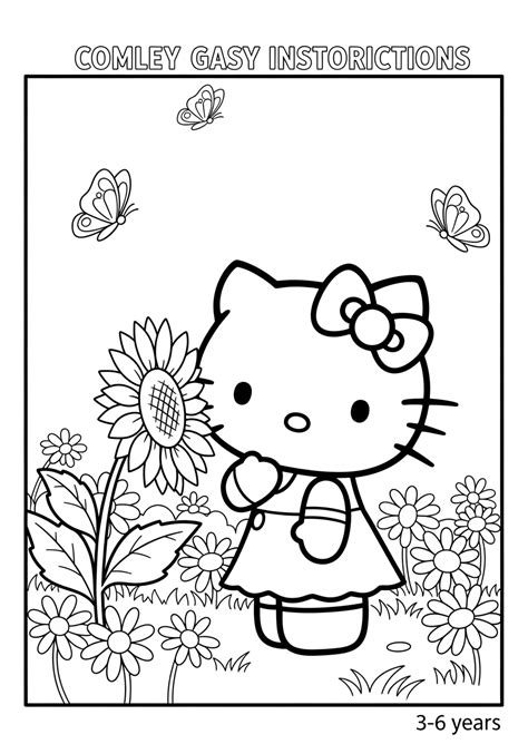 Kitty Coloring Shee