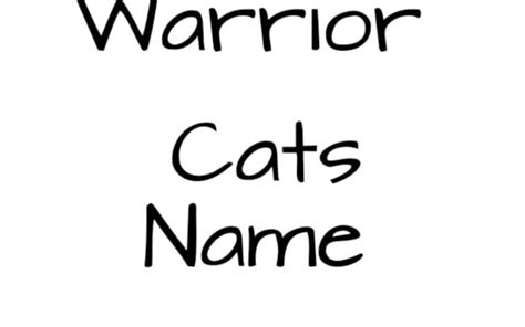 Kittypet name generator. Generate over 150,000 names for your warrior cats based on prefixes and suffixes. You can also find your cat's appearance and save your favorite names with locks. 