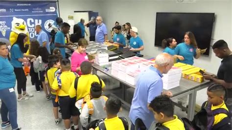 Kiwanis of Little Havana Foundation hosts school supply giveaway at Mater Academy in Miami
