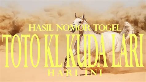 Kl kuda lari hari ini. Bandar togel togel padang.